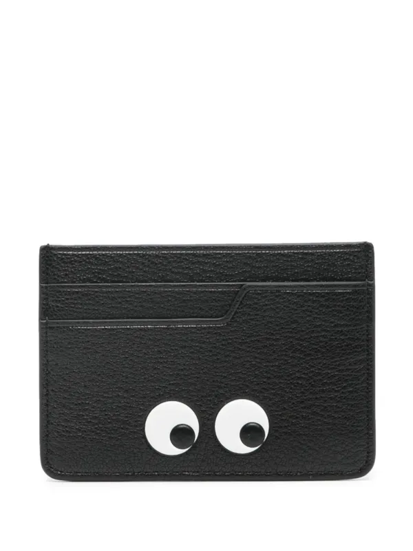 Anya Hindmarch Eyes Card Holder in Black