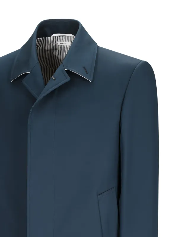【新品未使用タグ付き】THOM BROWNE. ラウンドカラーオーバーコート Thom Browne カラー オーバーコート 通販 - FARFETCH