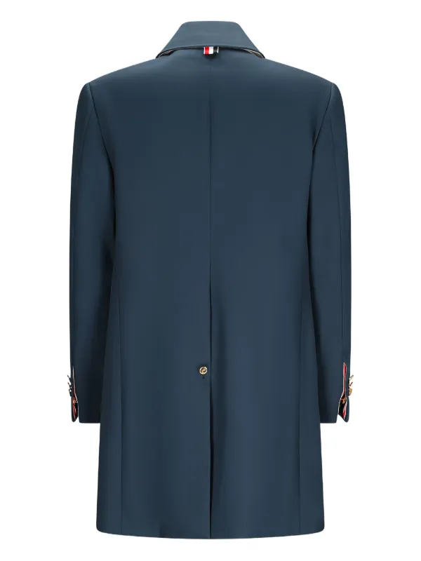 【新品未使用タグ付き】THOM BROWNE. ラウンドカラーオーバーコート Thom Browne カラー オーバーコート 通販 - FARFETCH