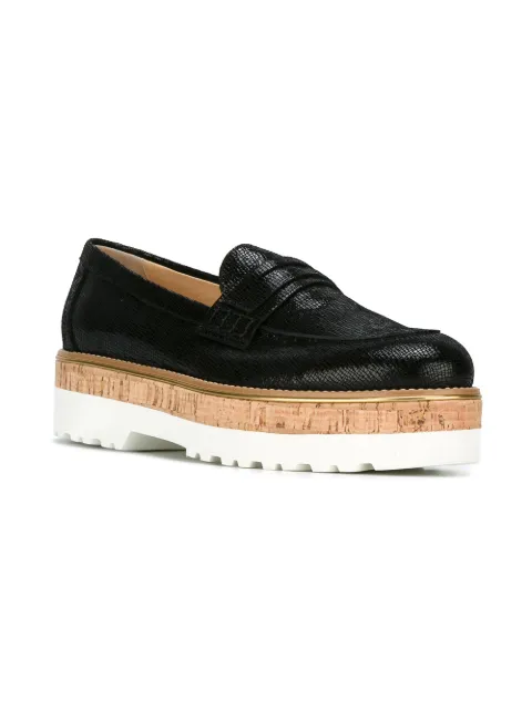 hogan platform loafers