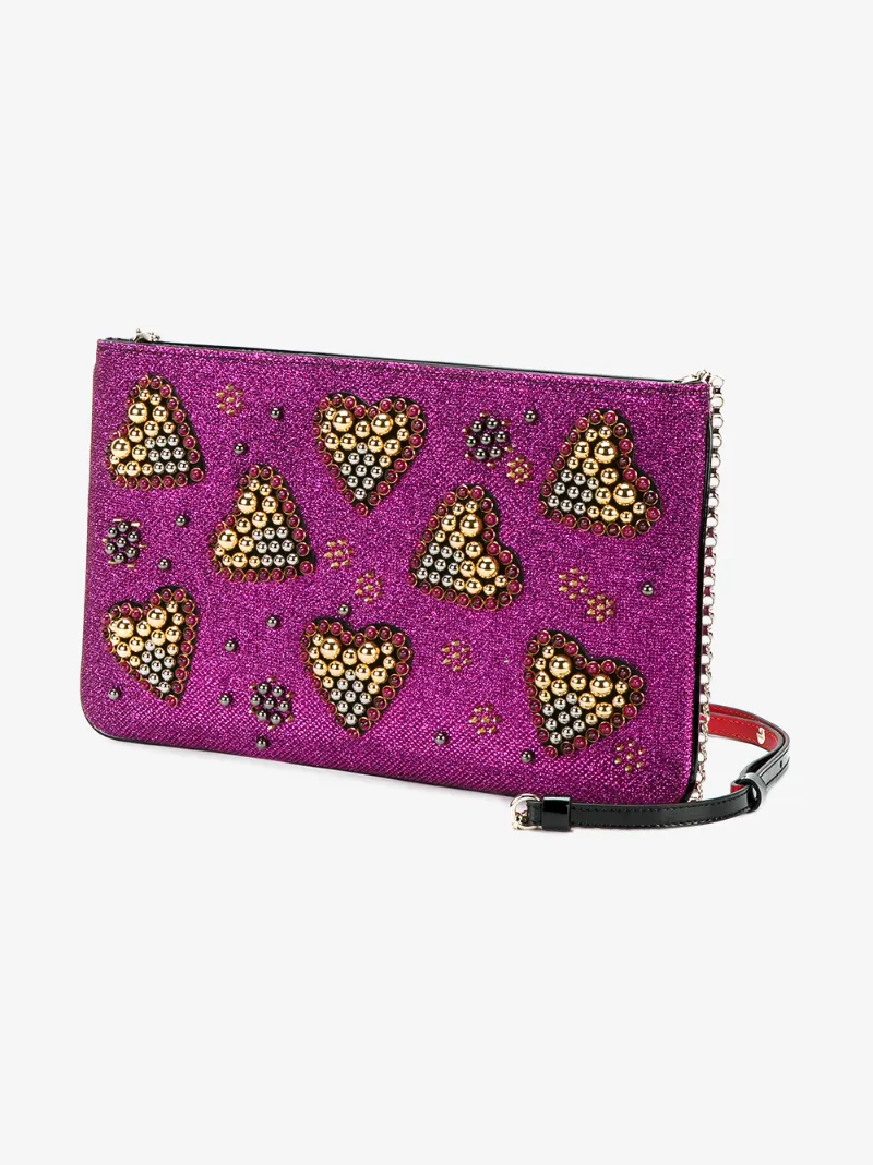 christian louboutin heart clutch christian louboutin heart clutch