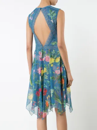 Tadashi Shoji Fl Print Dress Farfetch Tadashi Shoji Fl Print Dress