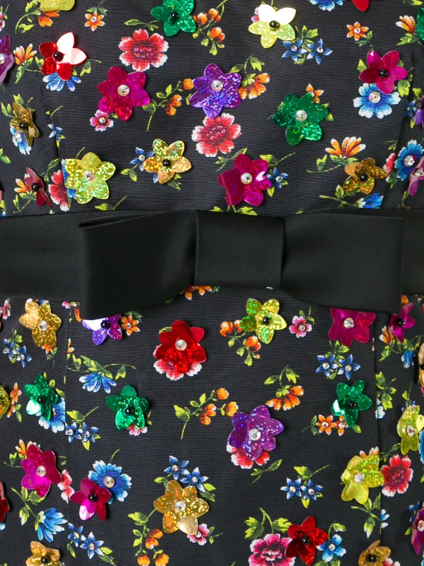moschino flower dress