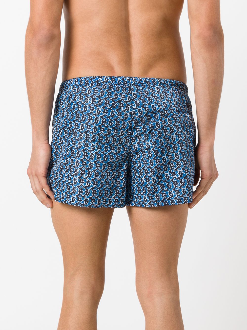 Prada Abstract Print Boxers In Multi