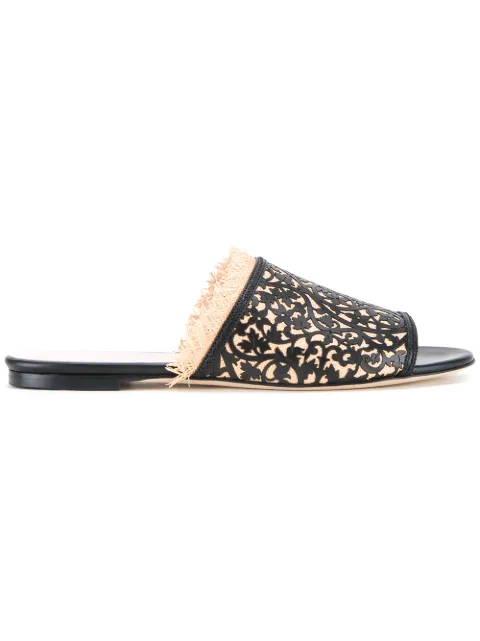 charli flat slide sandals