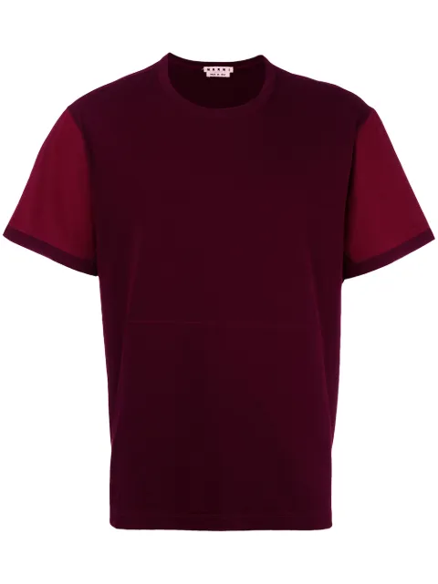 Marni Pleated Jersey Top - Brown