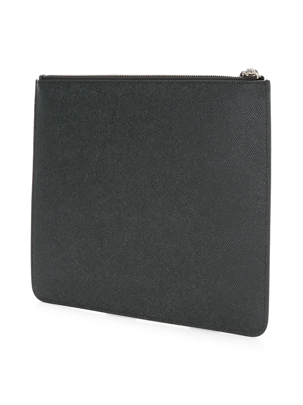  Givenchy Clutch Mit Logo Schild   Schwarz 