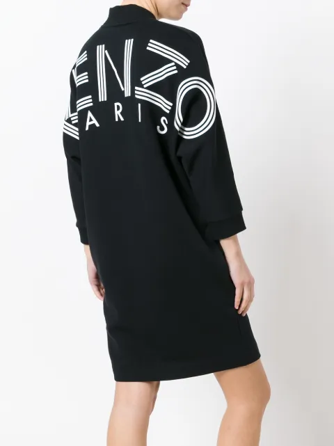 Kleid Sweatshirt Kenzo Kenzo Sweatshirt Kleid Print Logo mit mit rXfqxfw1d