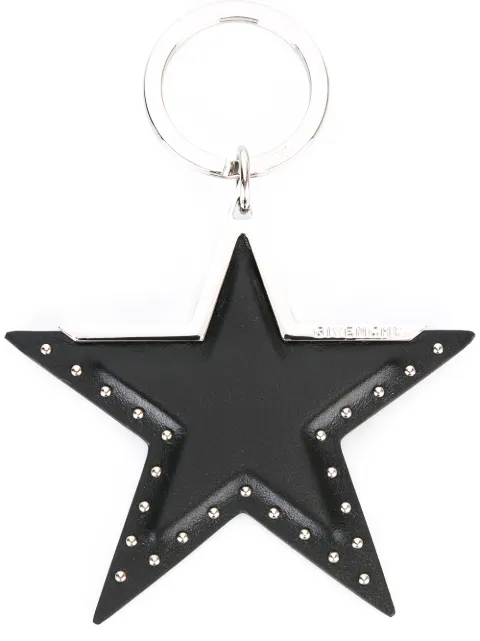 Givenchy star charm keyring