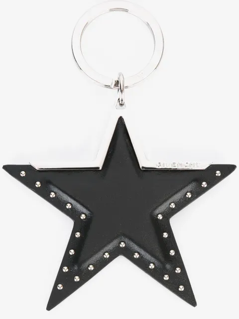 Givenchy star charm keyring