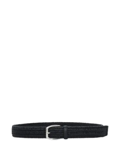 Orciani ceinture en cuir de veau tressé