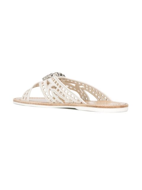 CAR SHOE Jewel Embellished Sandals | ModeSens