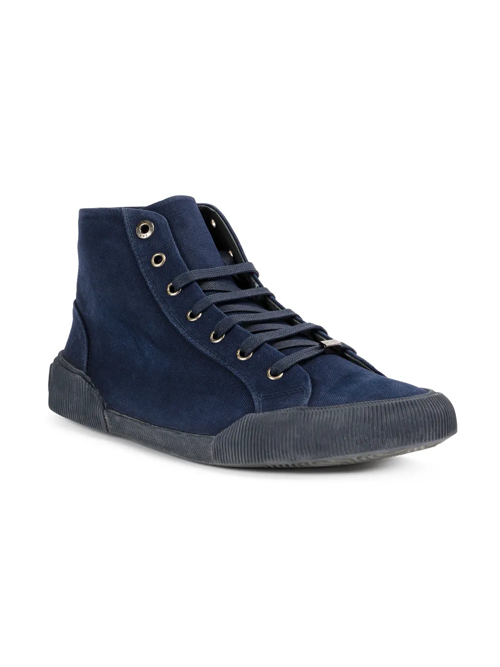 Lanvin corduroy canvas sneakers Blue
