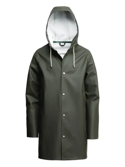 Stutterheim drawstring hood raincoat