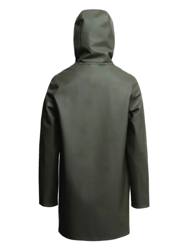 stutterheim ストゥッテルハイム レインコート緑 北欧 スウェーデン STUTTERHEIM フーデッド レインコート L 北欧