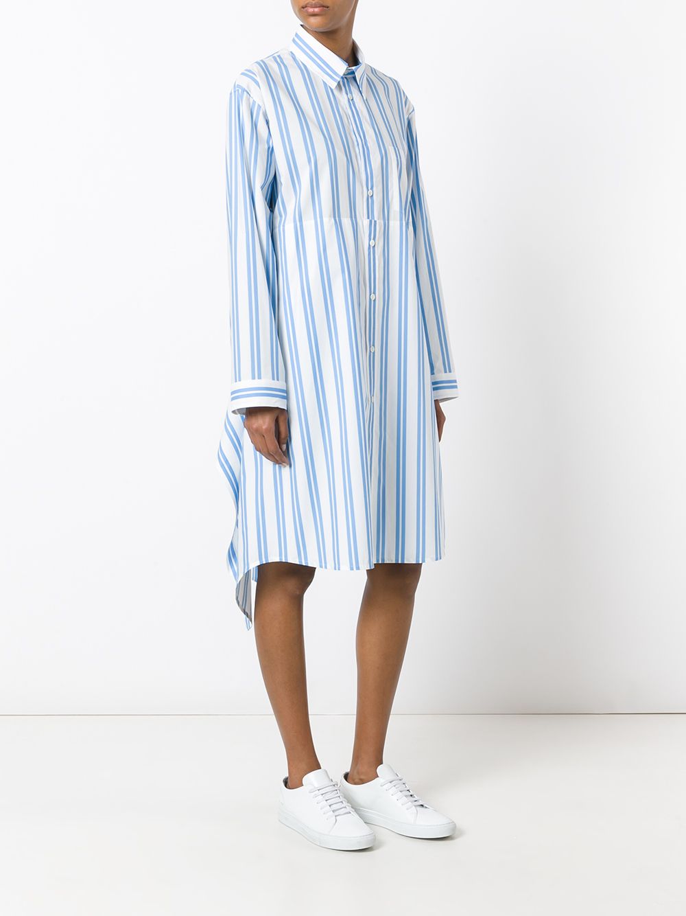 Balenciaga striped shirt dress Women