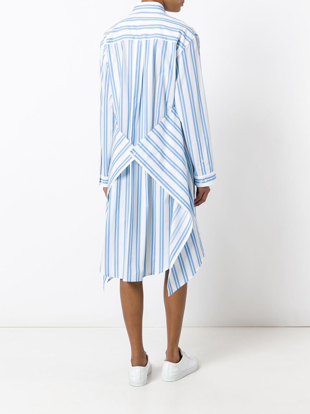 Balenciaga striped shirt dress Women