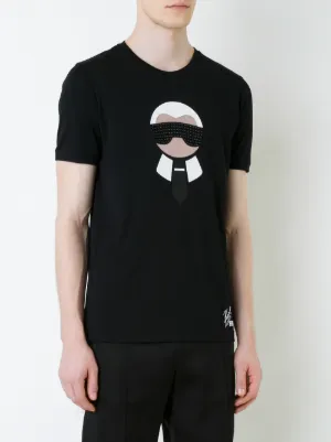 Karl loves Fendi ブラックジャケット FENDI レザージャケット | ブラック | FARFETCH JP