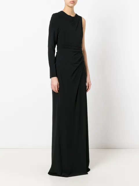 one sleeve gown
