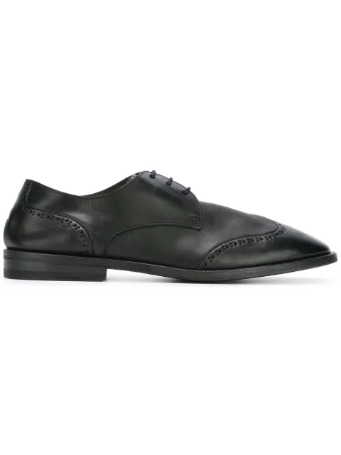 MARSÈLL MARSÈLL PUNCH HOLES DERBY SHOES - BLACK