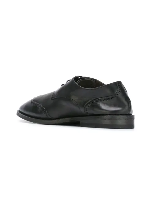 MARSÈLL MARSÈLL PUNCH HOLES DERBY SHOES - BLACK