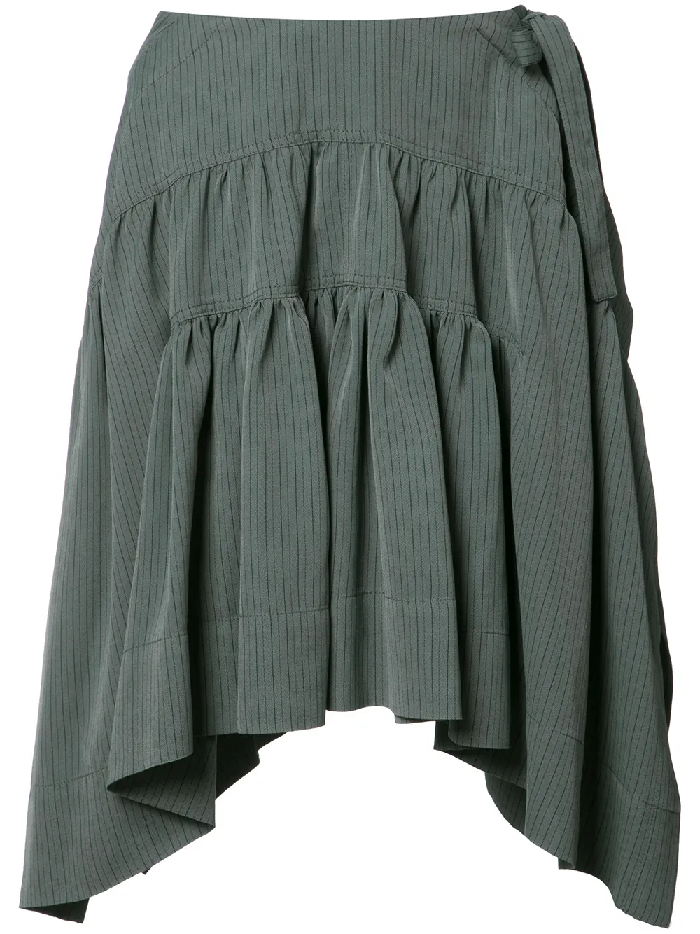 

JW Anderson Drape mini skirt - Gris