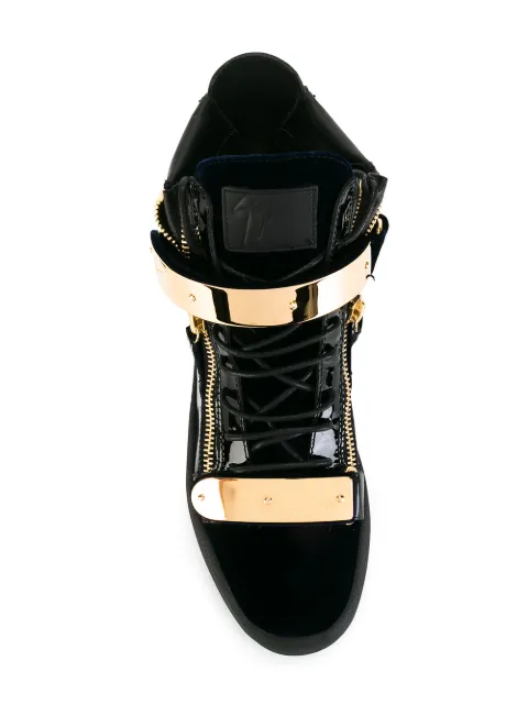 giuseppe zanotti patent trainers
