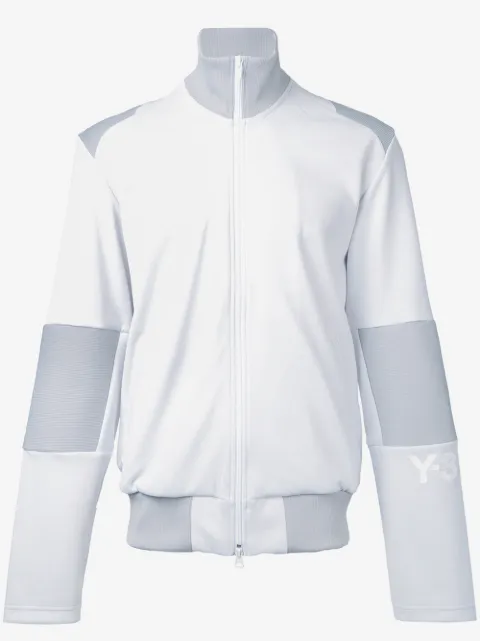 Y-3 arm logo zipped sweatshirt