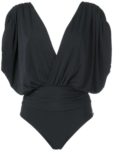 Brigitte deep V neck swimsuit