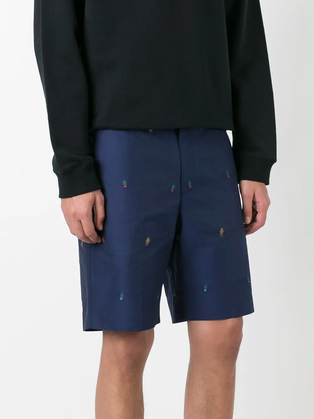  Kenzo Bestickte Chino   Blau 