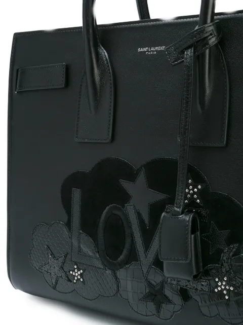 SAINT LAURENT SMALL SAC DE JOUR LOVE TOTE