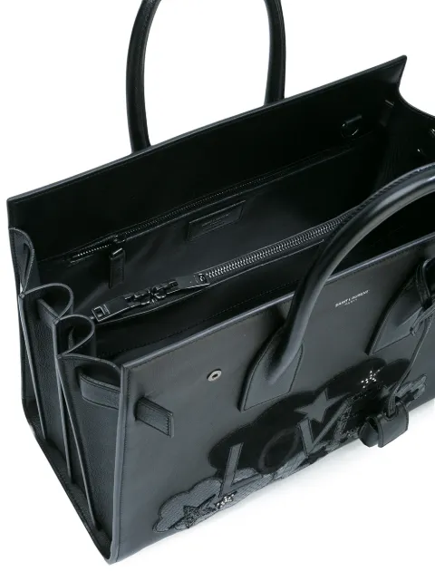 SAINT LAURENT SMALL SAC DE JOUR LOVE TOTE