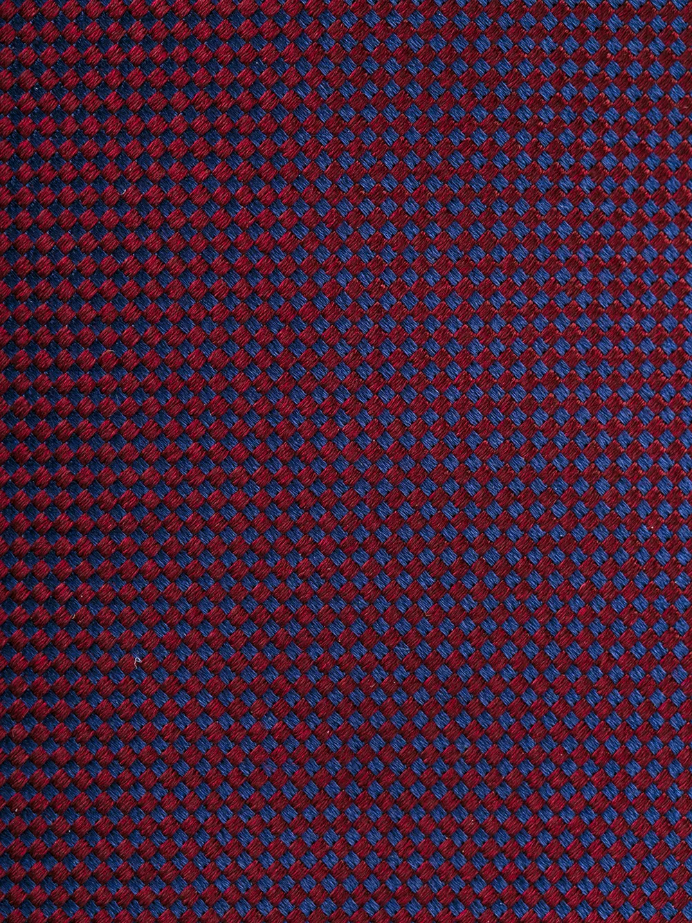 Zegna textured tie - Rood