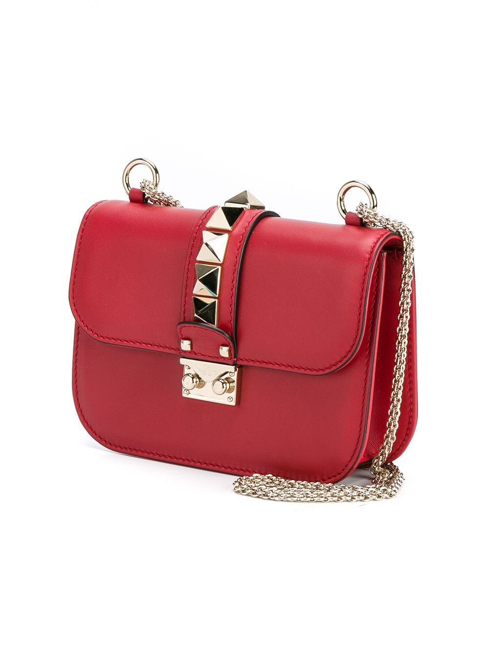 Valentino Small Rockstud Glam Lock Shoulder Bag