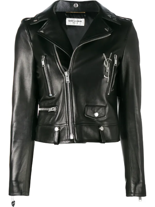 Saint Lau Glitter Logo Biker Jacket Hk 44 000 Order Saint Lau Glitter Logo Biker Jacket