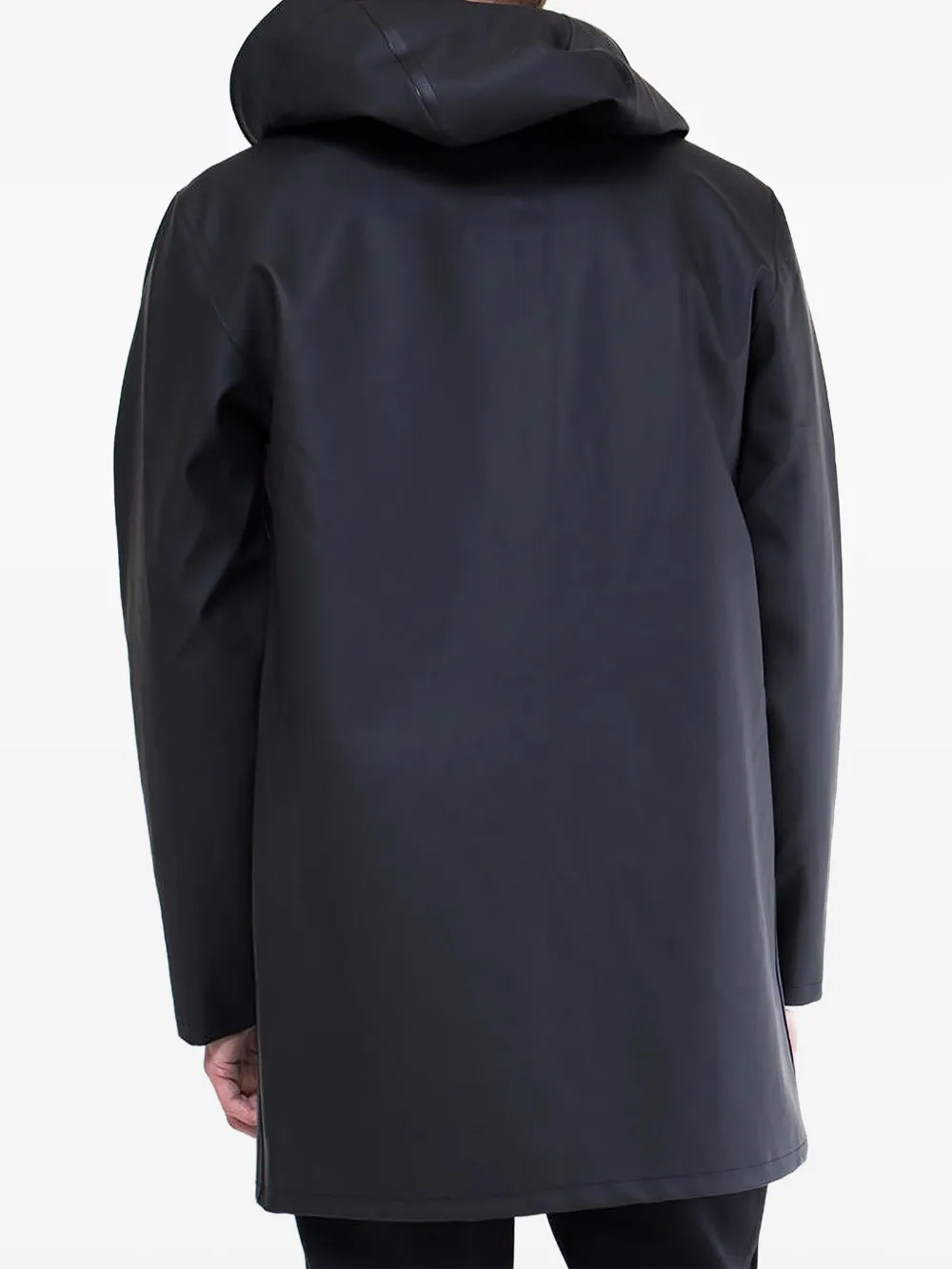  Stutterheim Stockholm Hooded Jacket - Black 