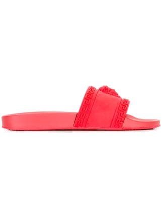 versace red sandals