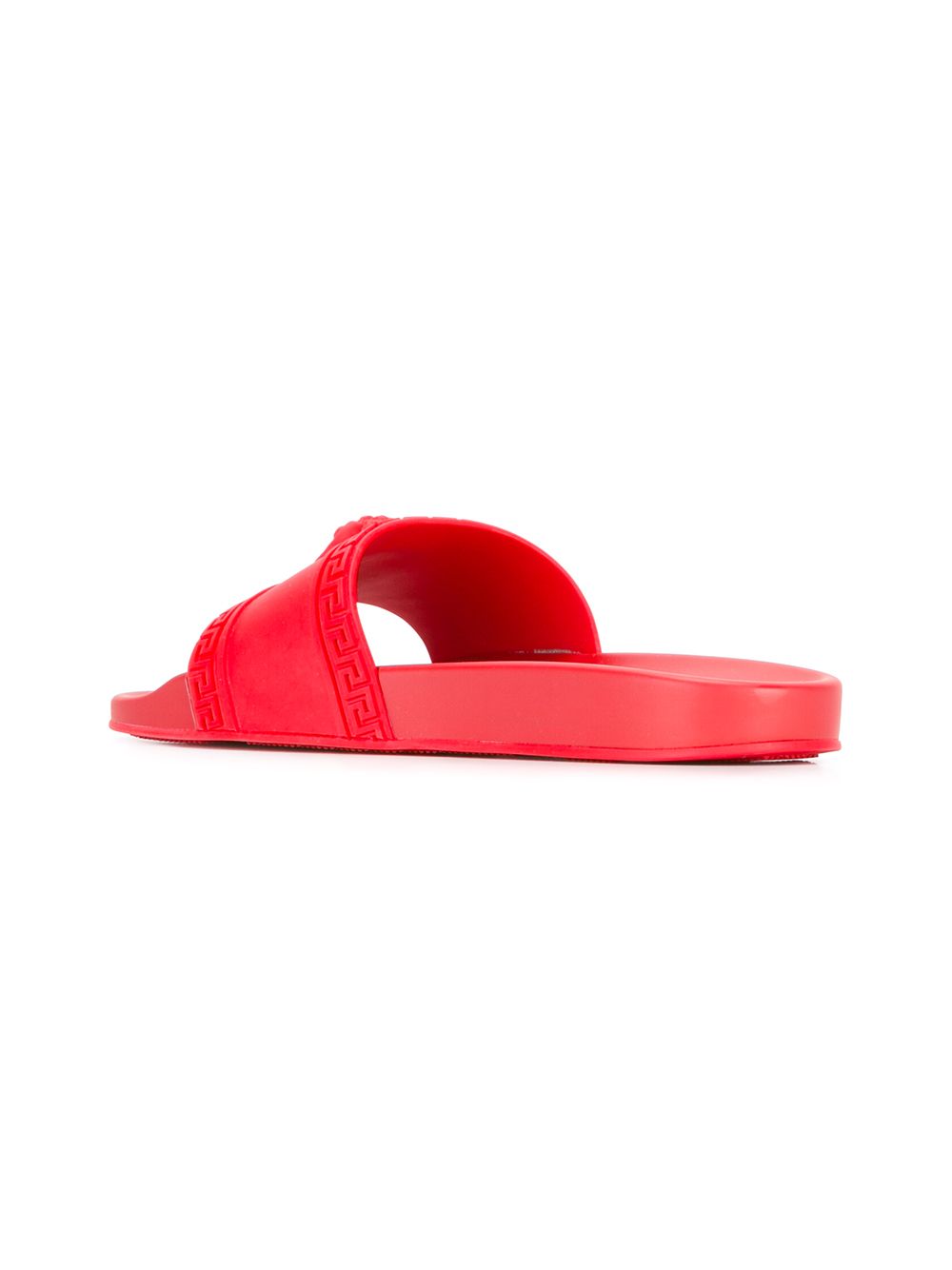 versace flip flops red