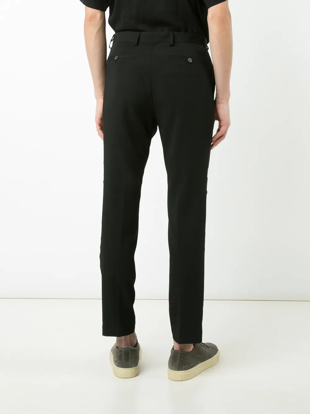Lanvin contrast tailored trousers Zwart