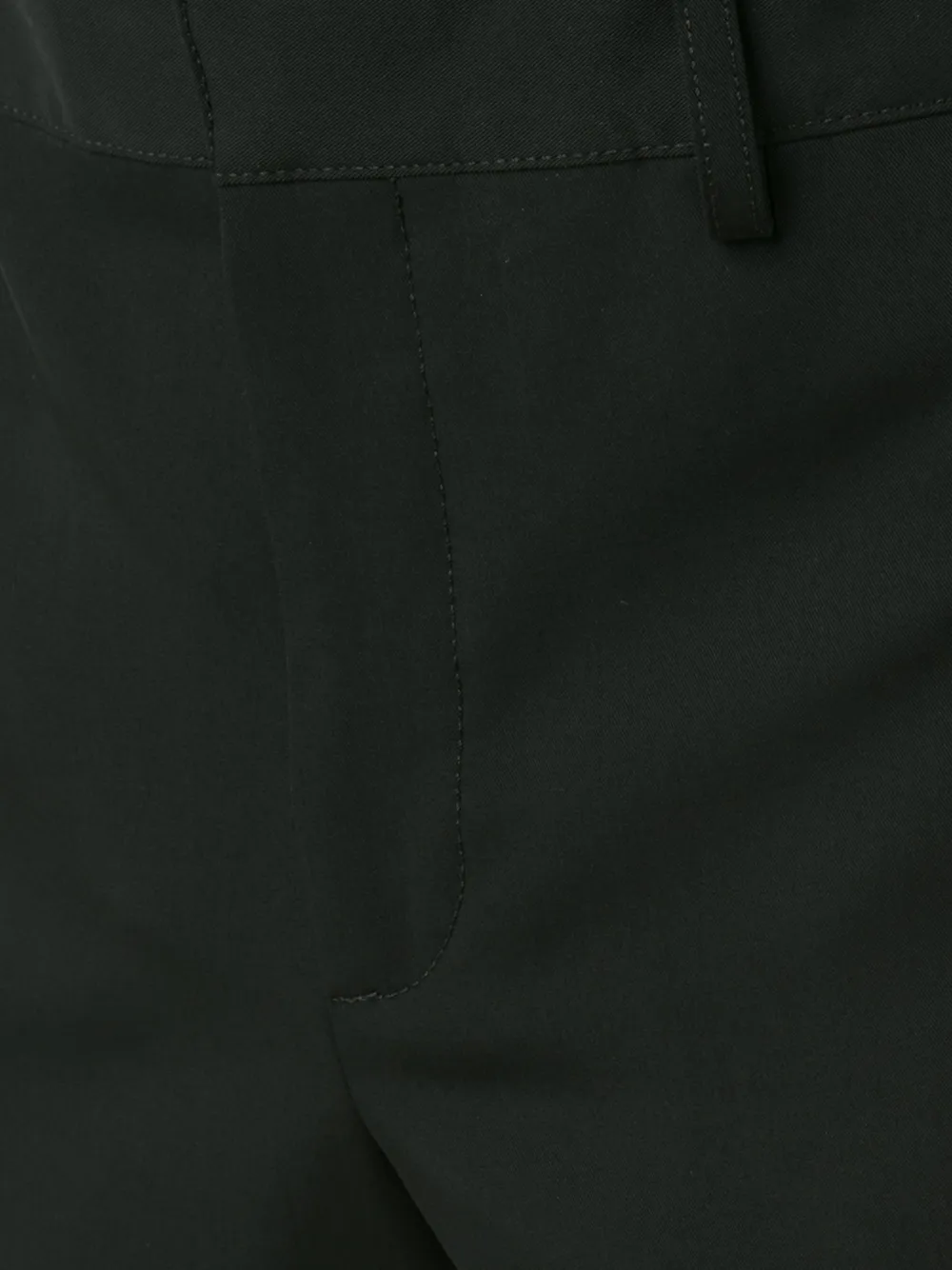 Lanvin contrast tailored trousers Zwart