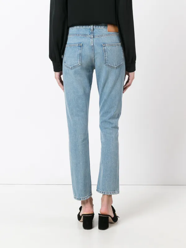 gucci flower jeans