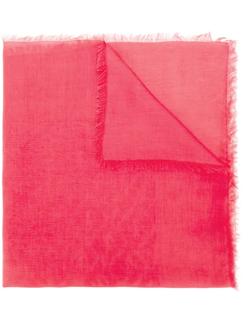 FENDI FENDI FF LOGO SCARF - PINK