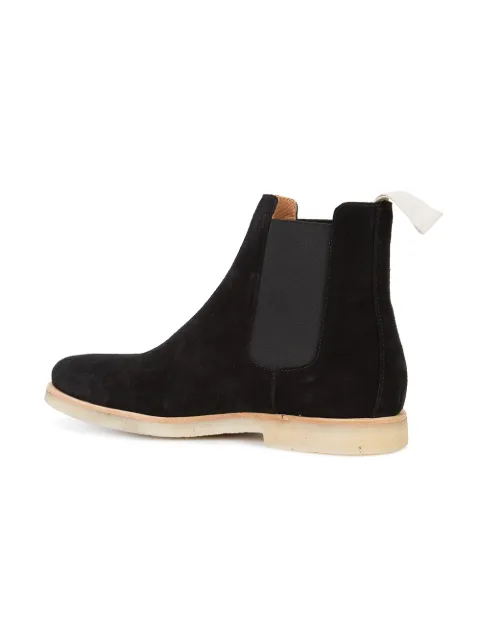 common projects black winter chelsea boots