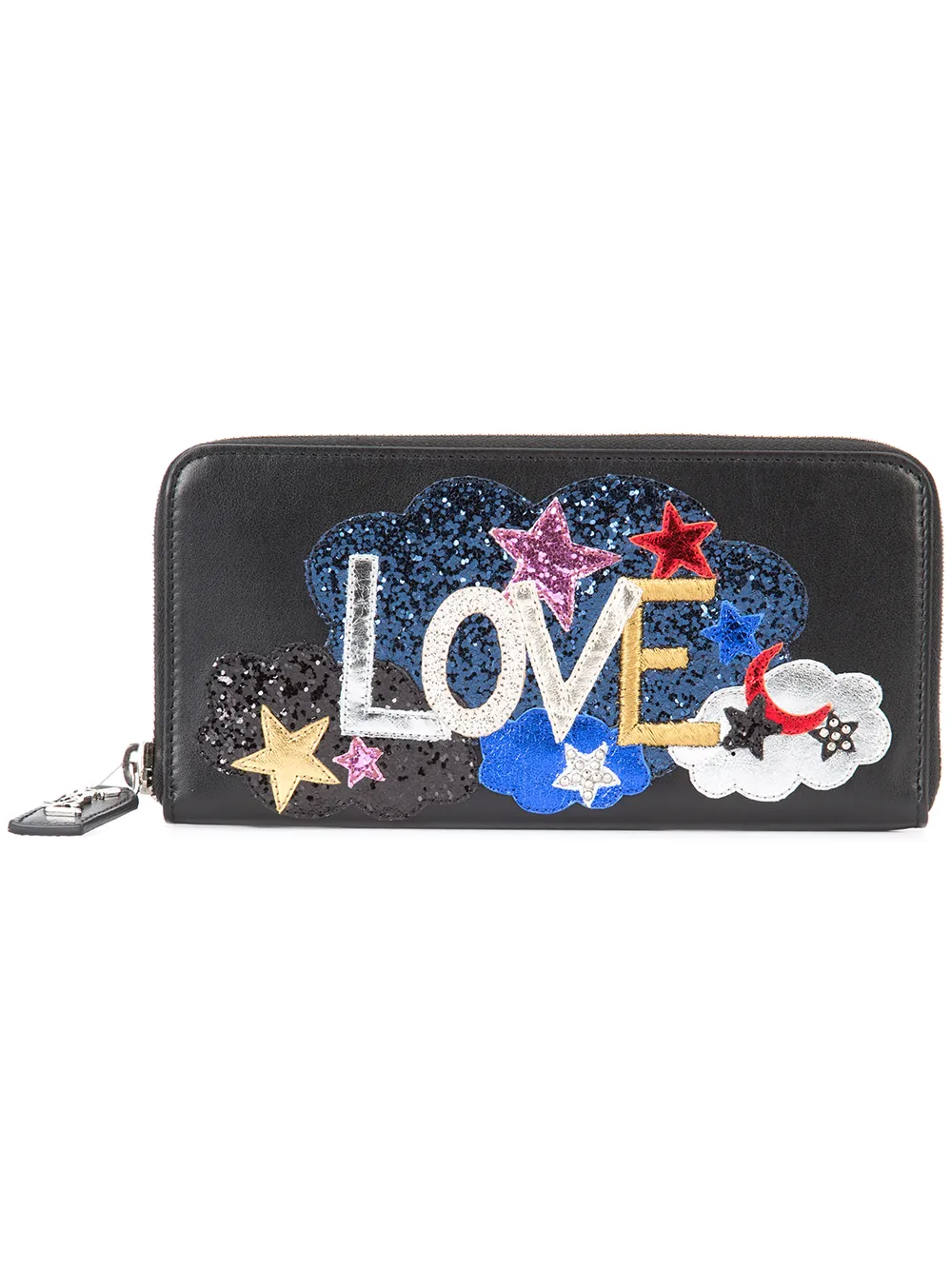 Saint Laurent Love wallet Zwart