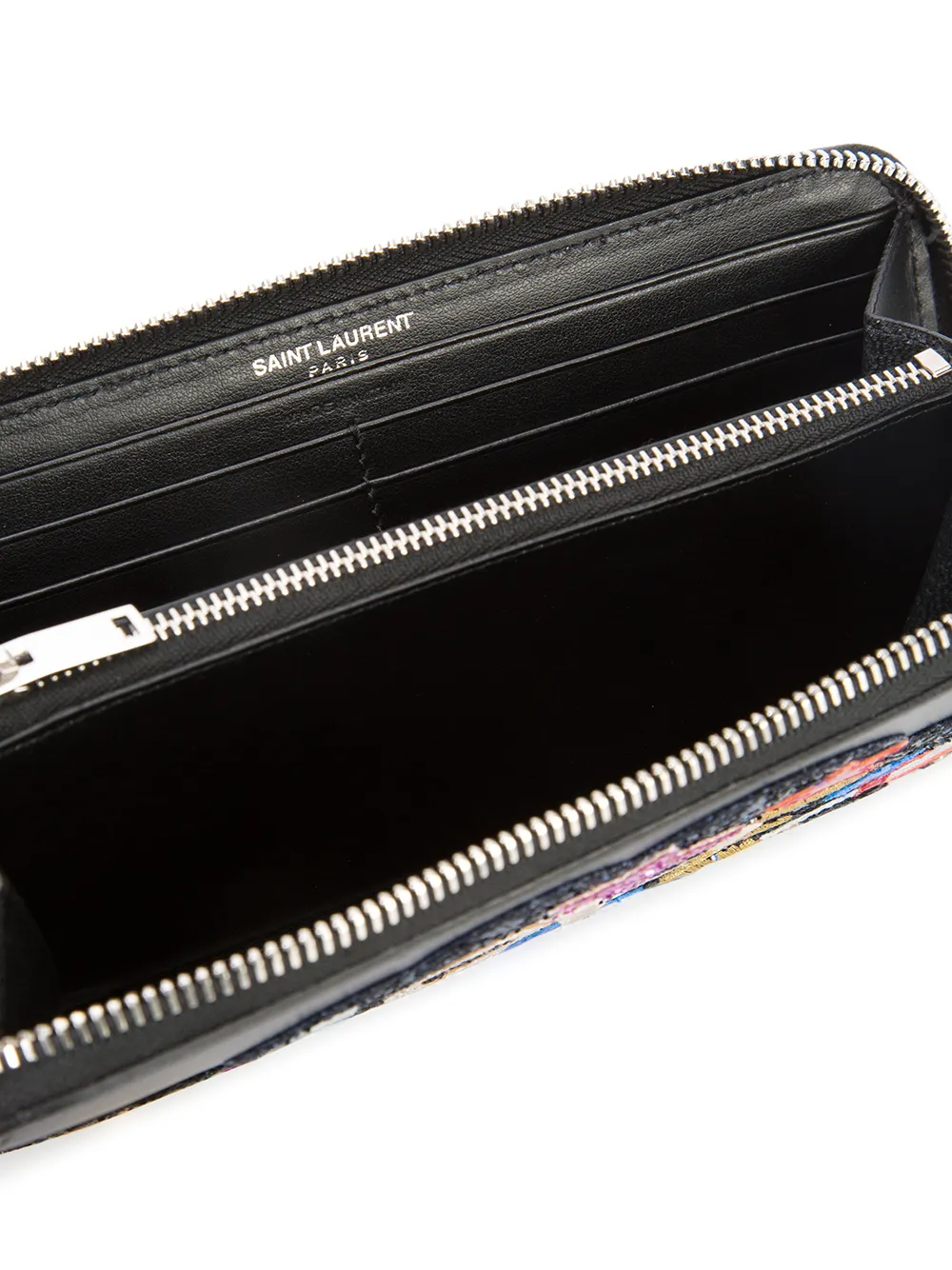 Saint Laurent Love wallet Zwart