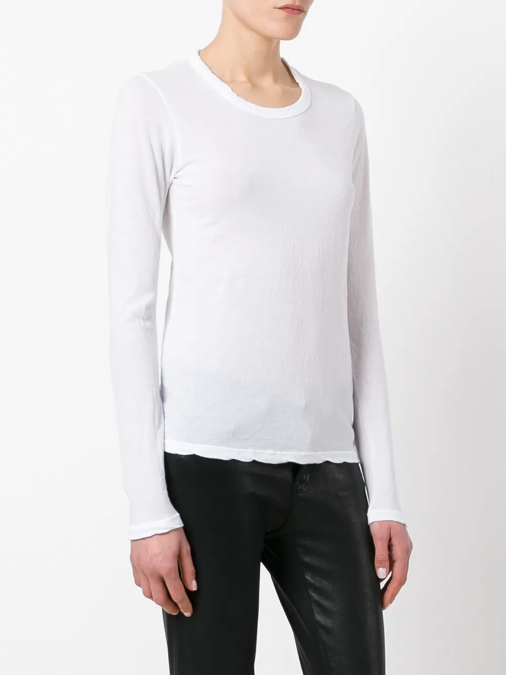 James Perse long-sleeve T-shirt Wit