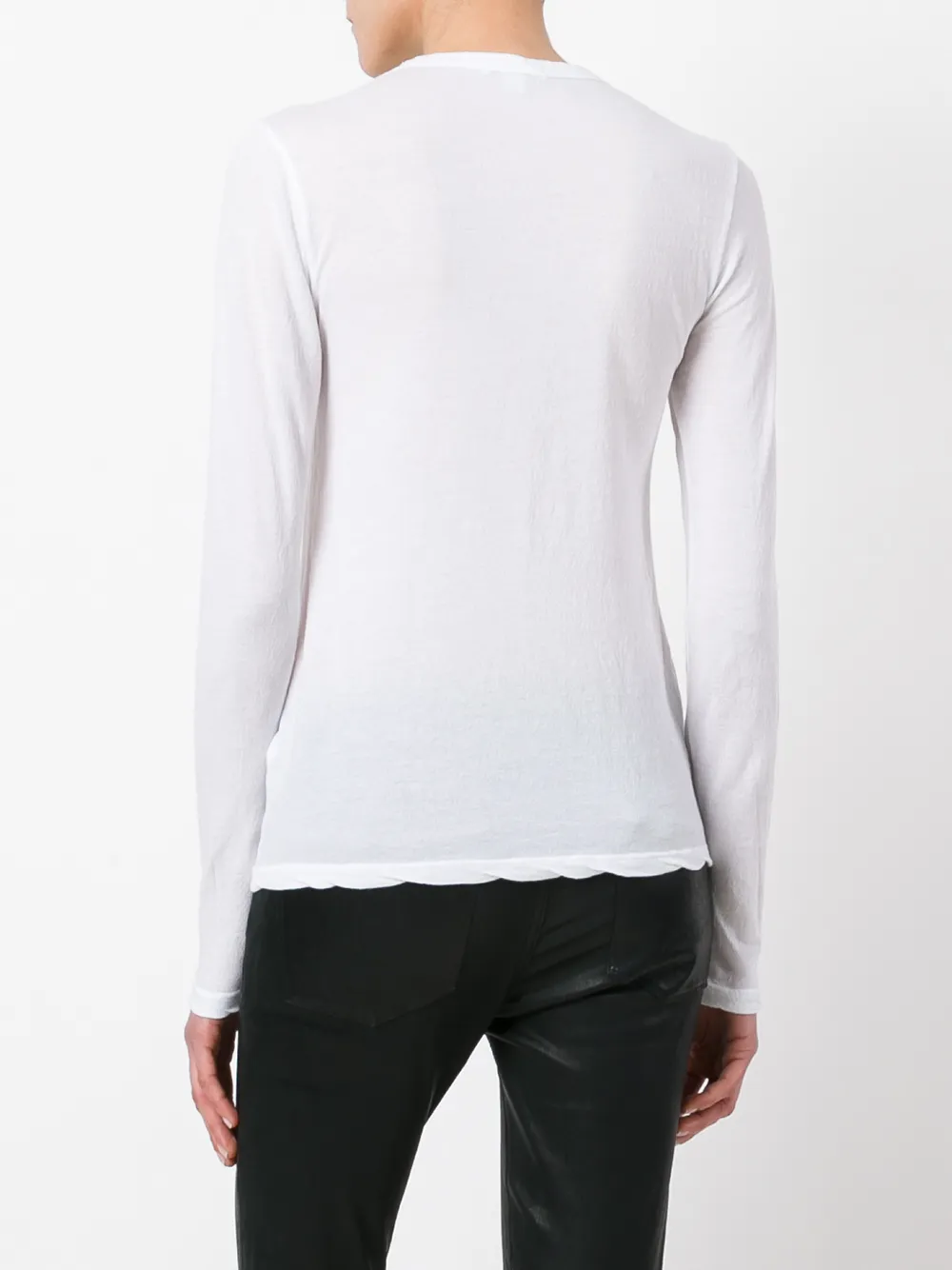 James Perse long-sleeve T-shirt Wit