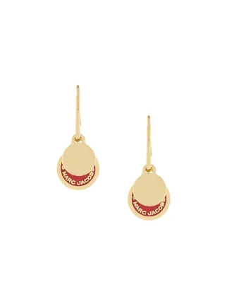 Marc Jacobs Logo Disc Earrings Farfetch Marc Jacobs Logo Disc Earrings