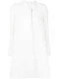 JANE Redgrave collarless coat - White