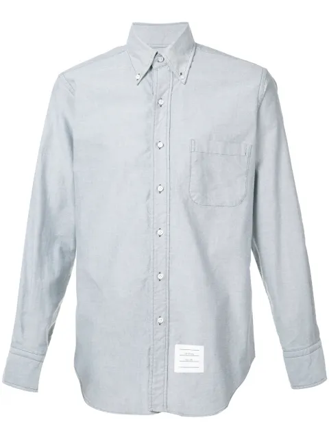 Thom Browne Grosgrain Placket Oxford Shirt